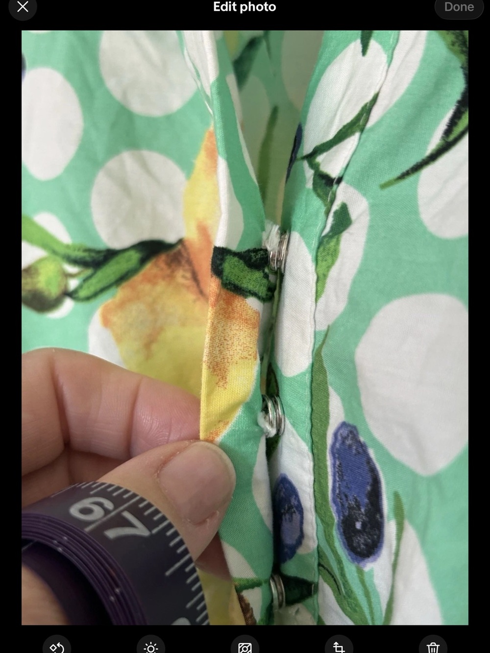 Anthropologie Mint Green Lemon-Print Tiered Maxi Dress - Picture 5 of 15